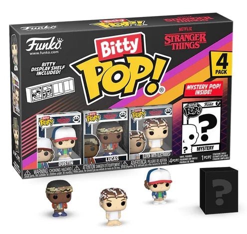 Blister 4 figuras Bitty POP Stranger Things Dustin - Zascalo.com