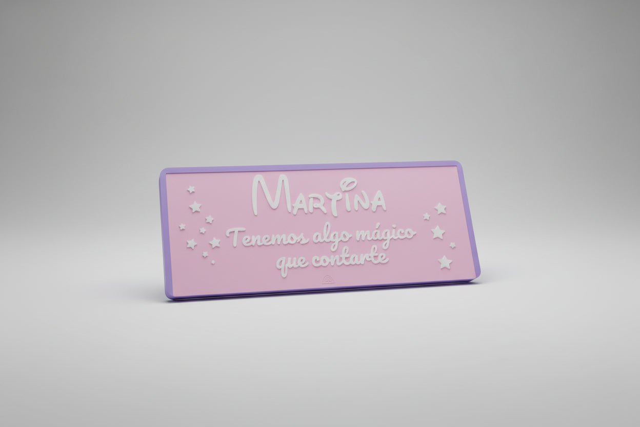 Caja personalizada para llave sorpresa | Regalo anuncio viaje o sorpresa | Nombre grande y mensaje totalmente personalizable - Zascalo.com