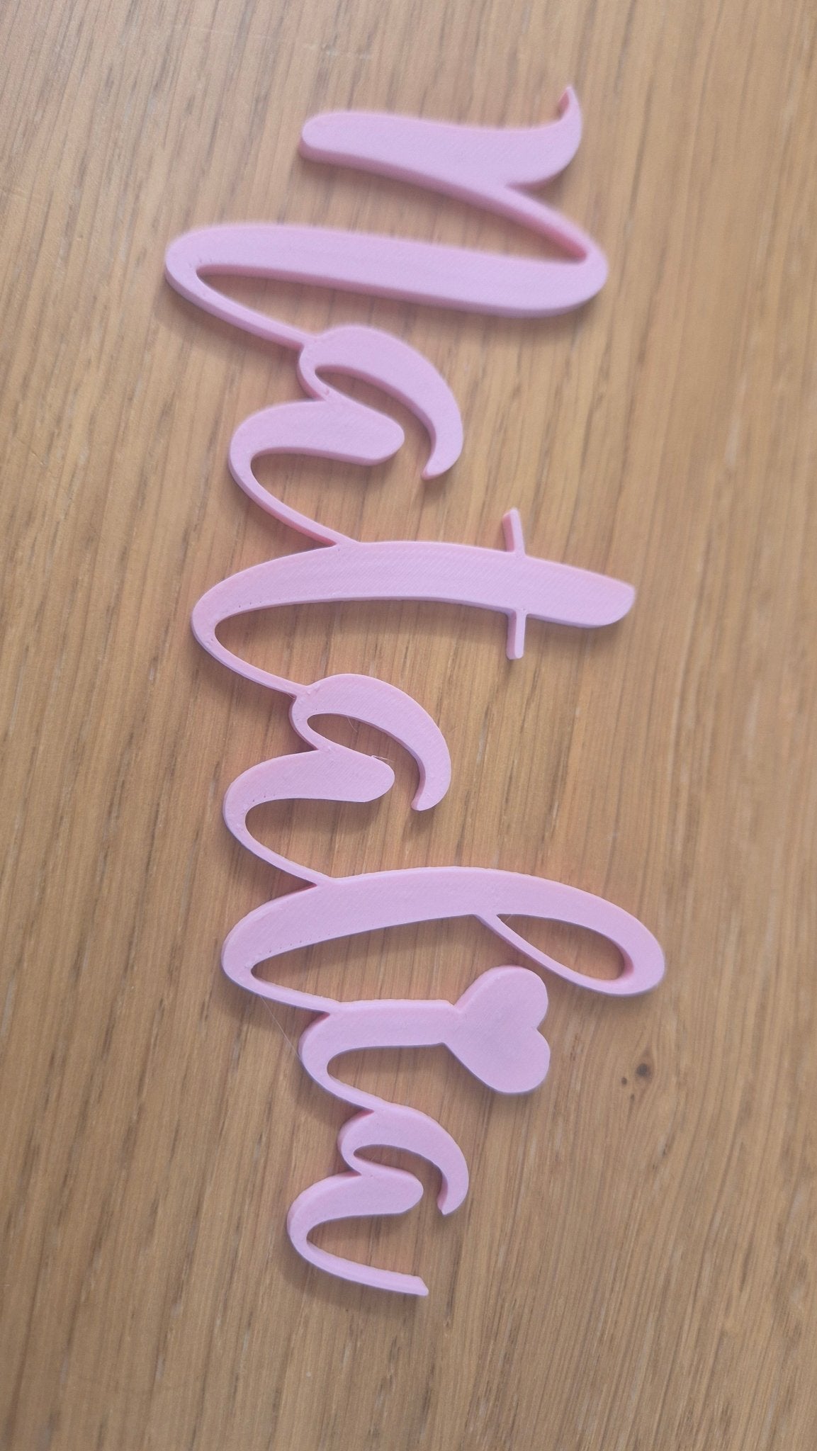 Cartel de Nombre Personalizado – Letras Decorativas en PLA - Zascalo.com