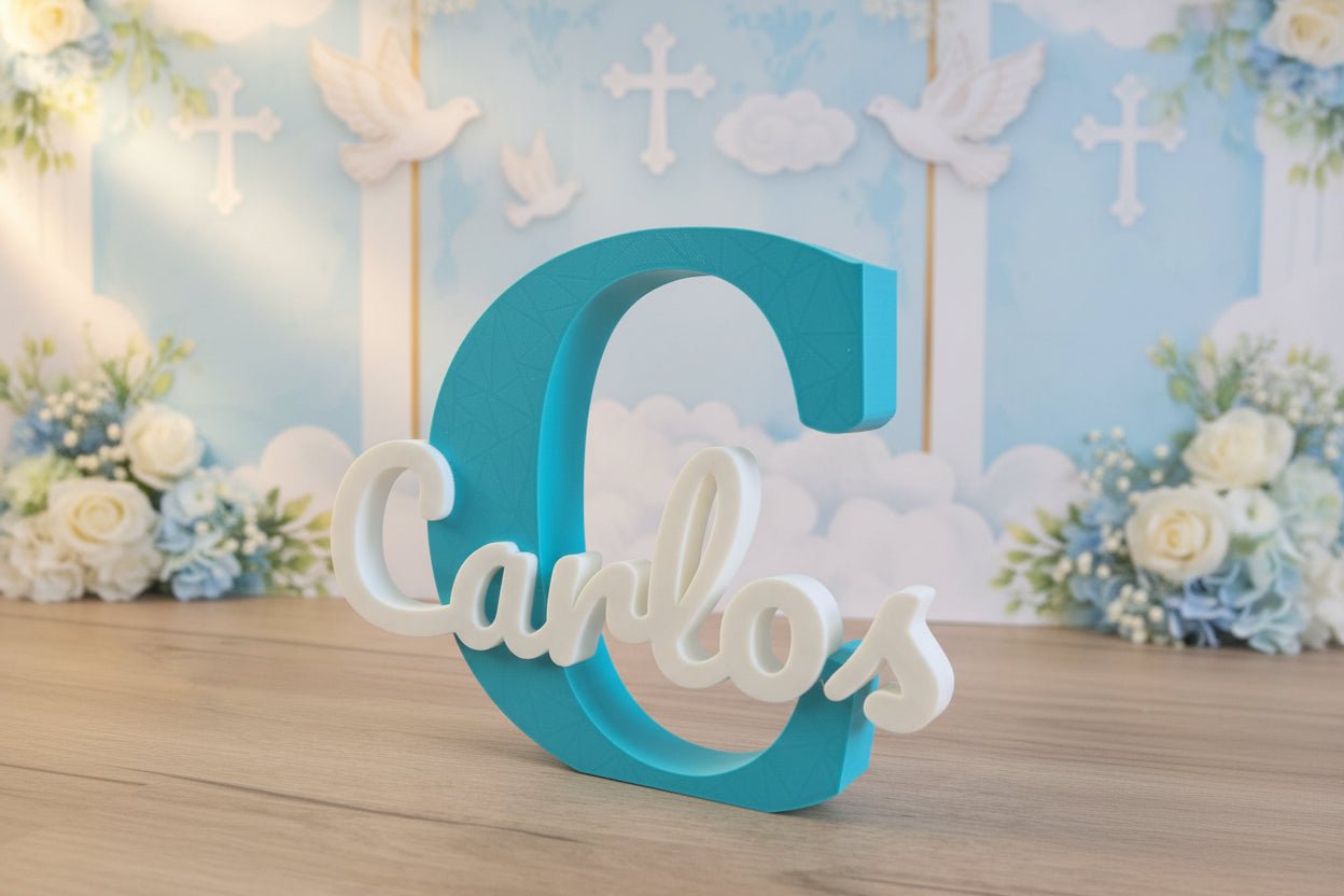 Cartel nombre personalizado | Letras decorativas para eventos, bodas y habitaciones | Diseño a medida - Zascalo.com