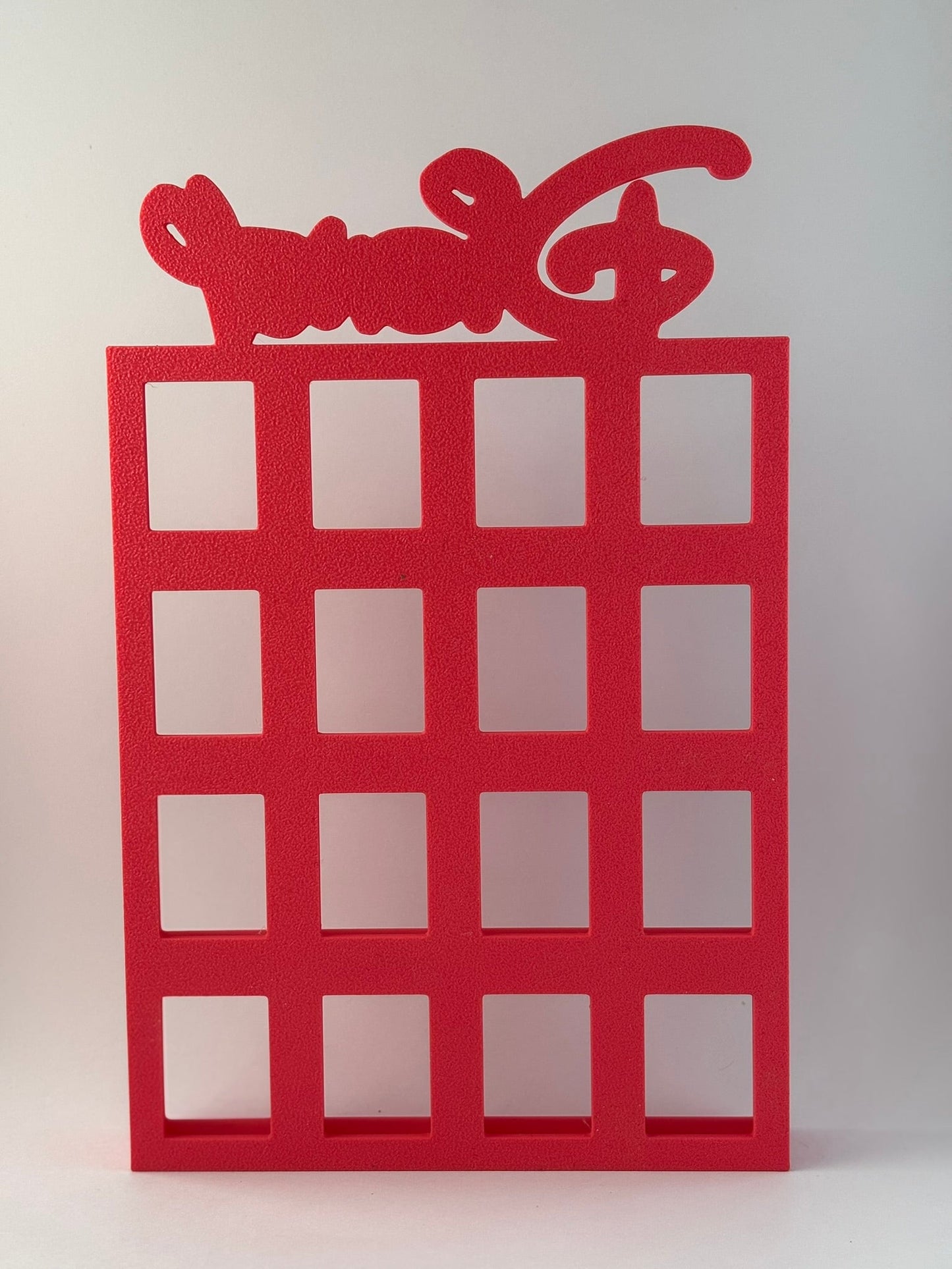 Estantería Disney para Bitty pops de Funko ROSA - soporte para 16 mini funkos Expositor 3D para Mini Funkos | Organizador Coleccionable Disney - Zascalo.com