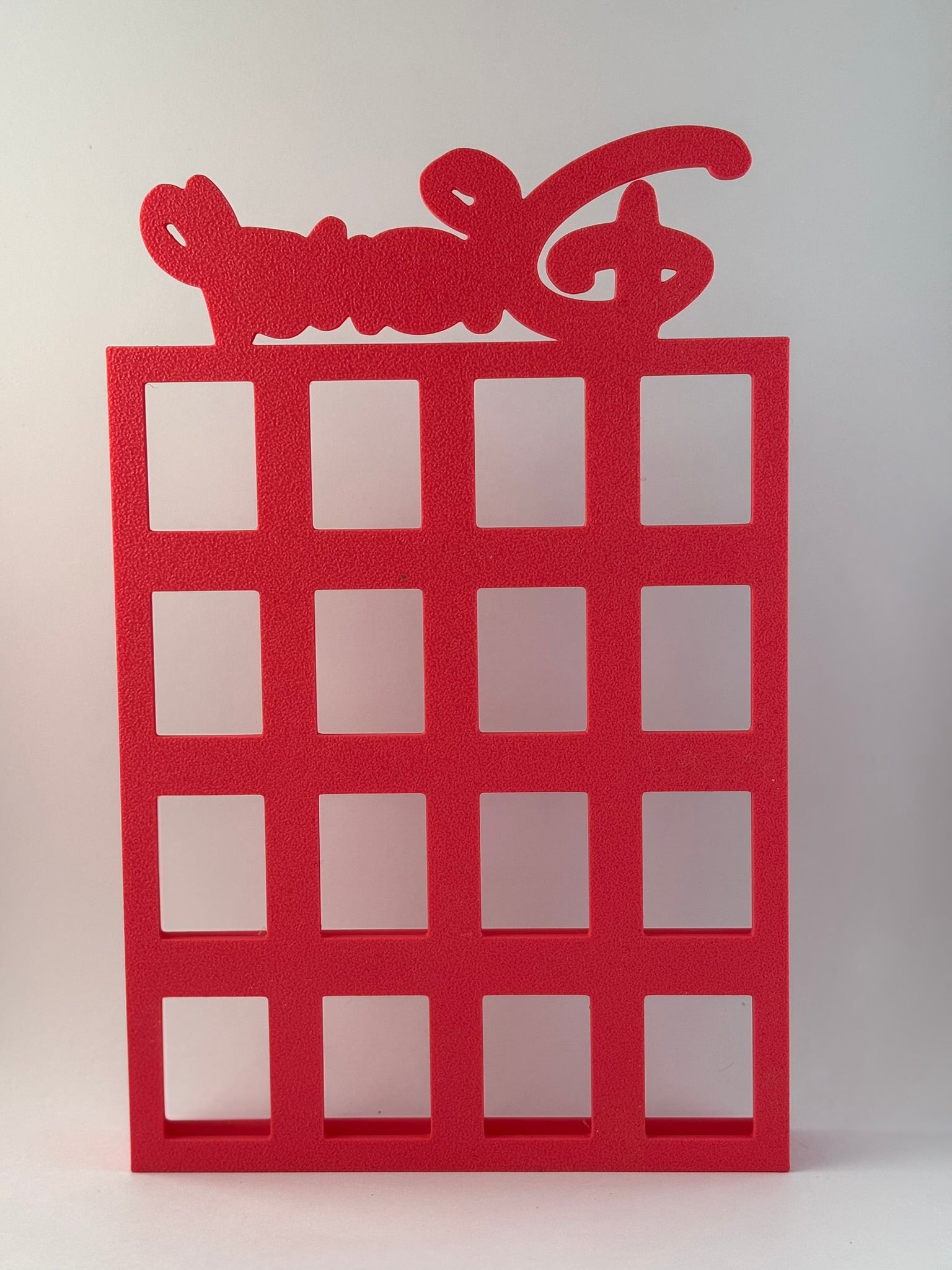 Estantería Disney para Bitty pops de Funko ROSA - soporte para 16 mini funkos Expositor 3D para Mini Funkos | Organizador Coleccionable Disney - Zascalo.com