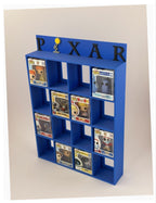 Estantería / Display Bitty Pop – Diseño Pixar con Lámpara Luxo para 16 figuras - Zascalo.com