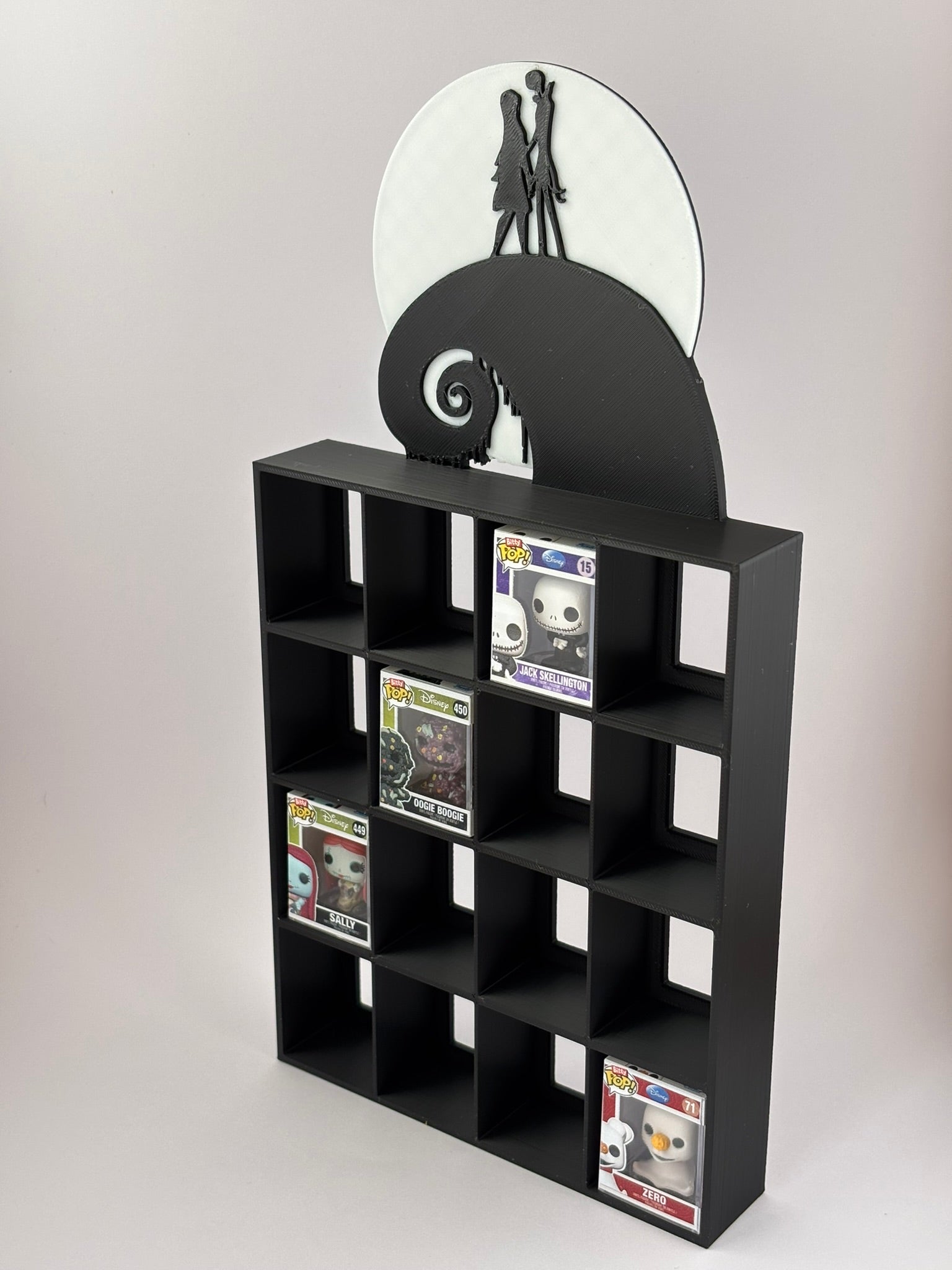 Estantería Display Pesadilla Antes de Navidad | Expositor Jack y Sally para Bitty Pop - Zascalo.com