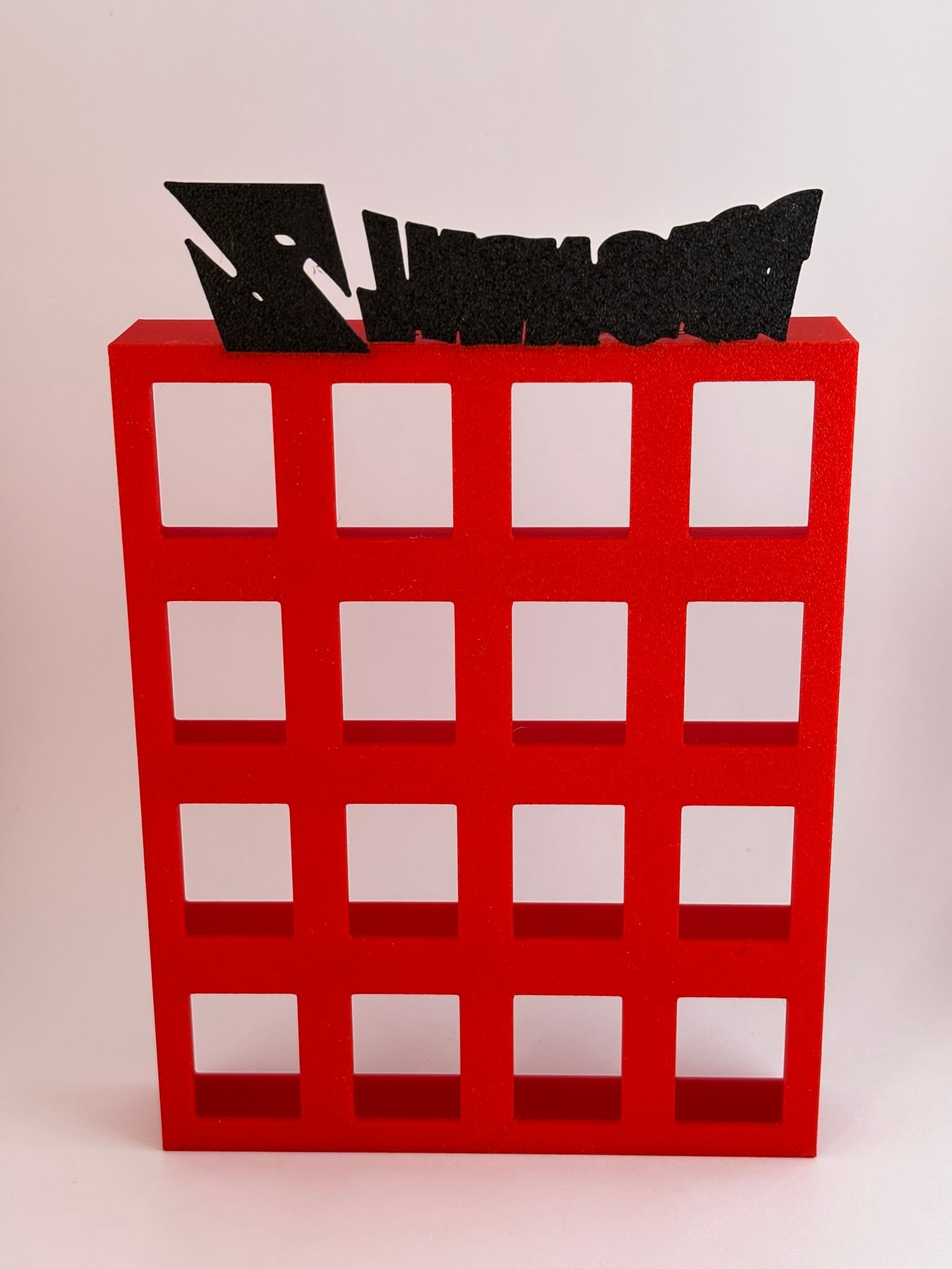 Estantería Dragon Ball para Funko Bitty Pop | Soporte Rojo con Kanji de Goku en 3D | Exhibidor 16 Mini Funkos Anime - Zascalo.com