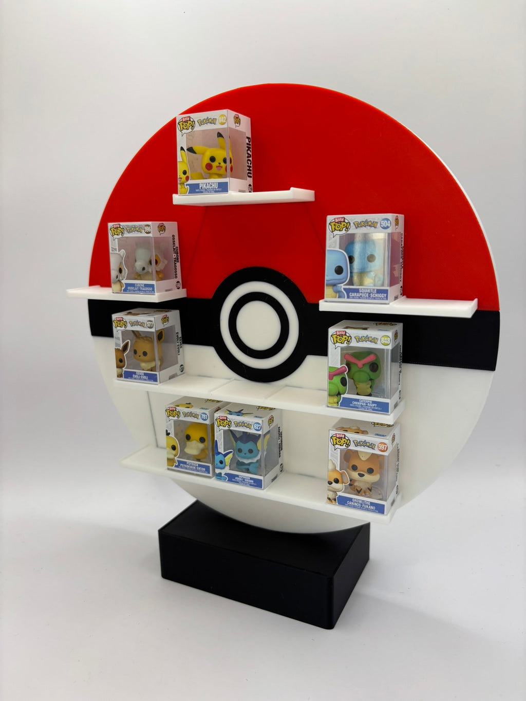 Estanteria Expositor Pokemon Pokeball Peana (16 figuras) - Zascalo.com
