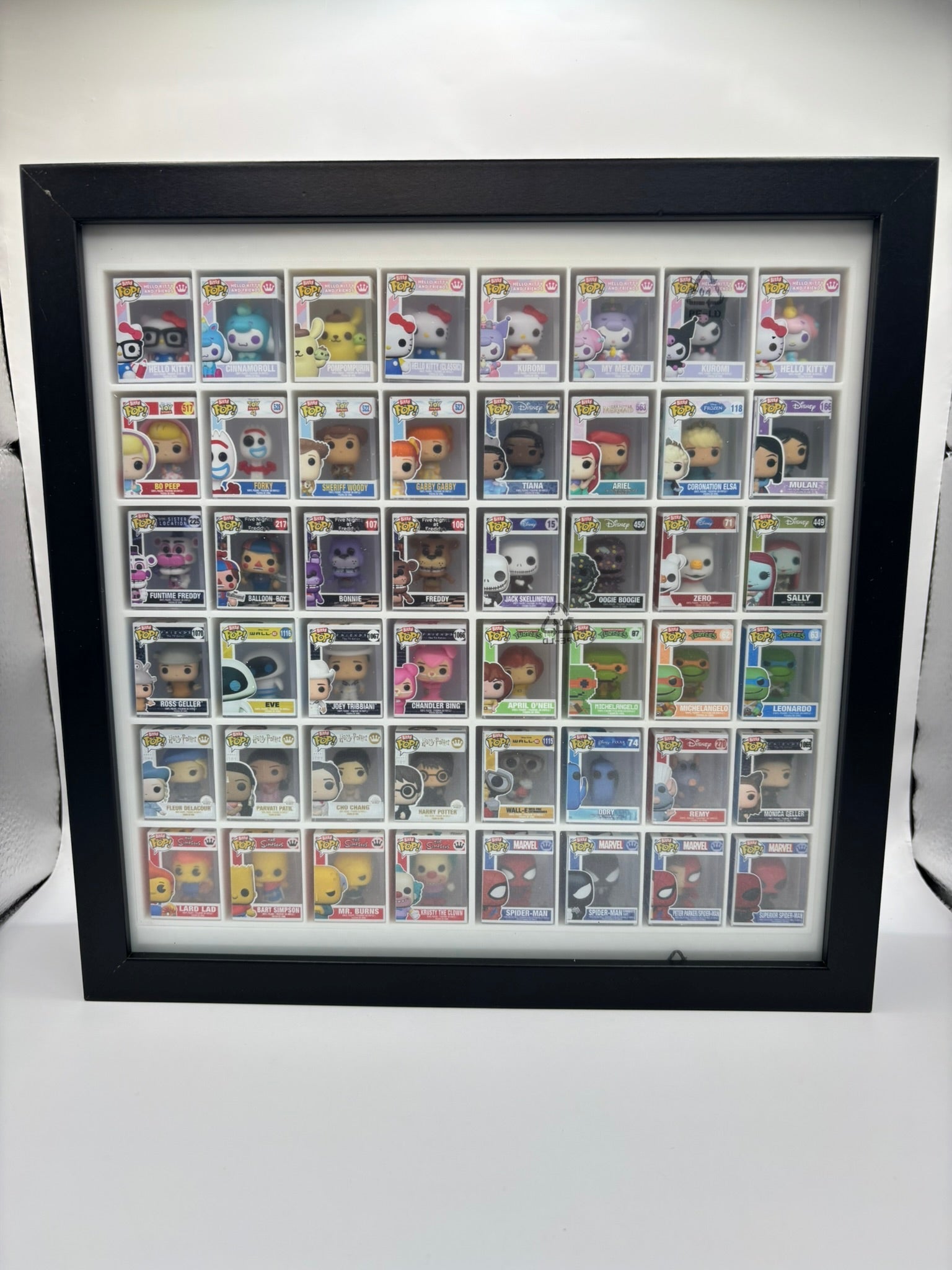 Expositor Bitty Pop con marco interno para cuadro Ikea Sannahed 25x25 (blanco) - Zascalo.com