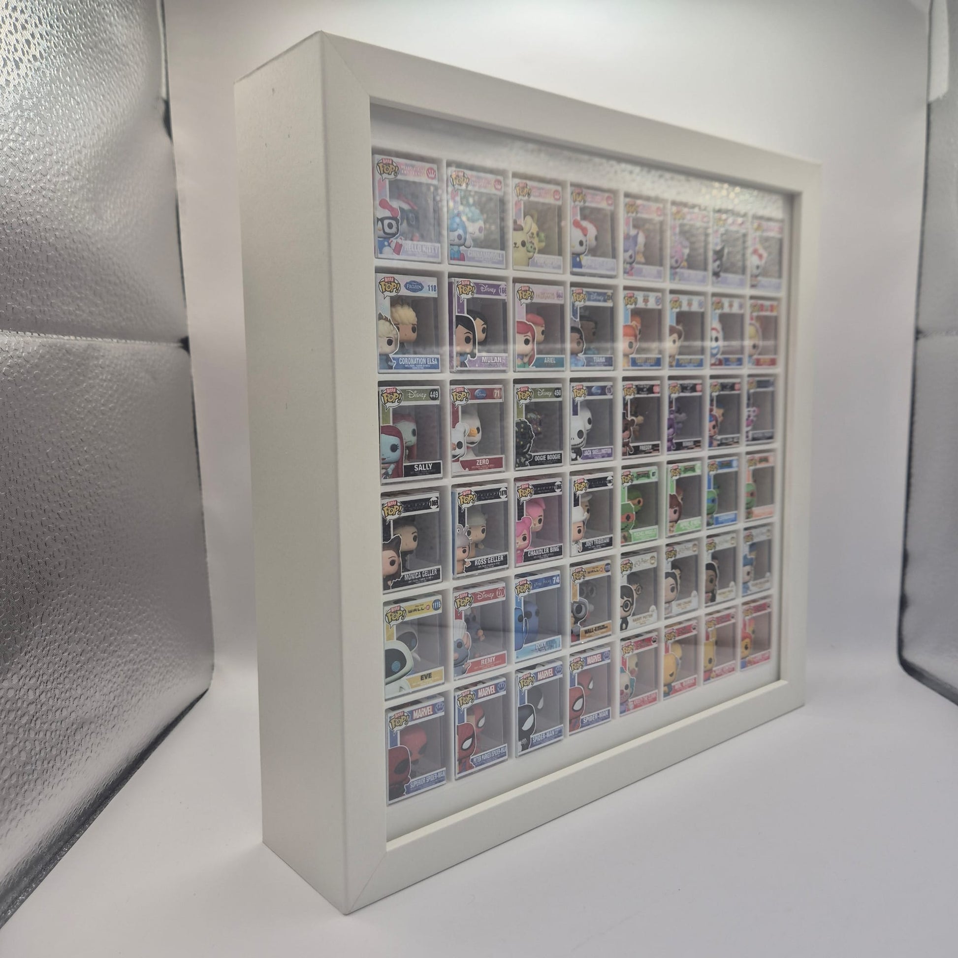 Expositor Bitty Pop con marco interno para cuadro Ikea Sannahed 25x25 (blanco) - Zascalo.com