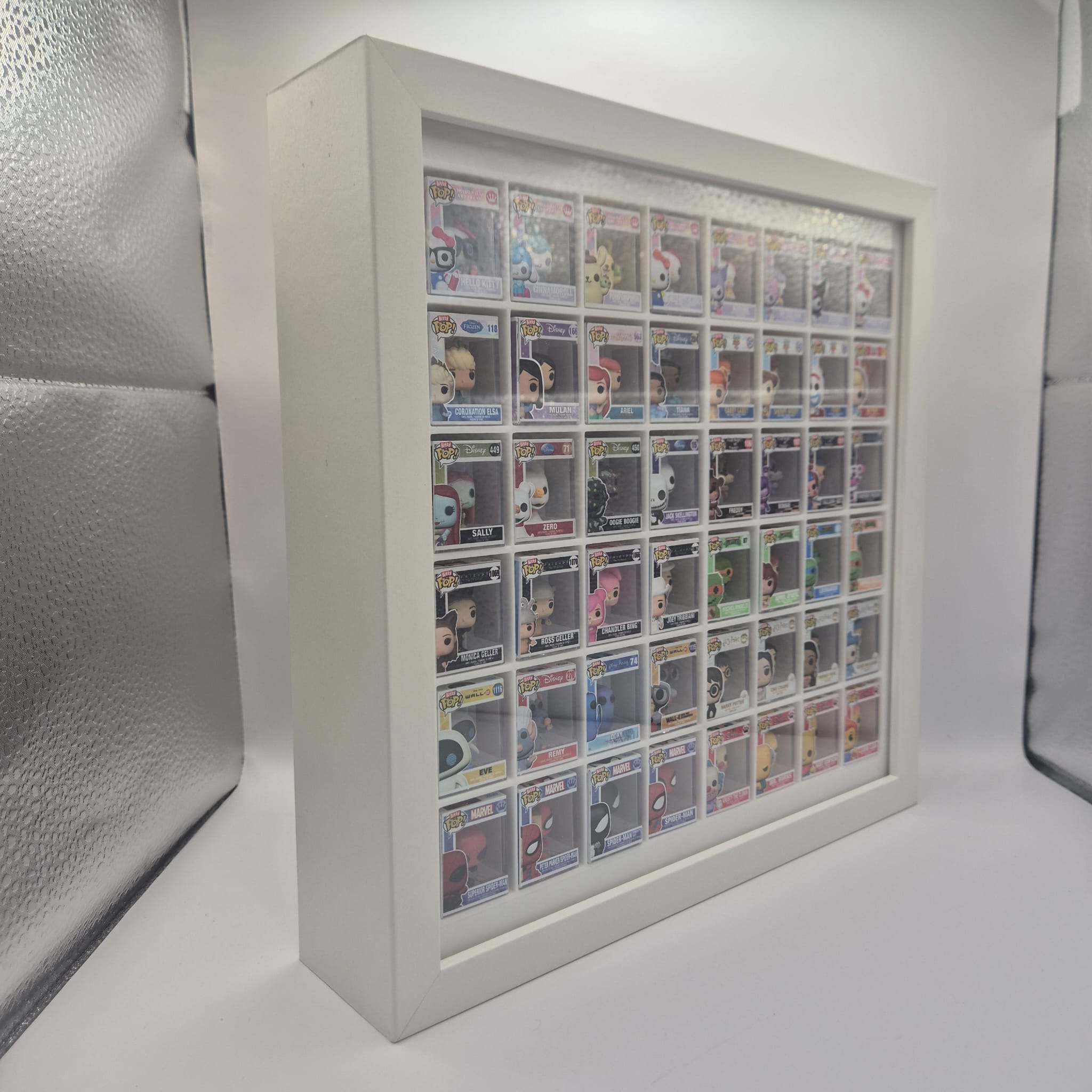 Expositor Bitty Pop con marco interno para cuadro Ikea Sannahed 25x25 (blanco) - Zascalo.com