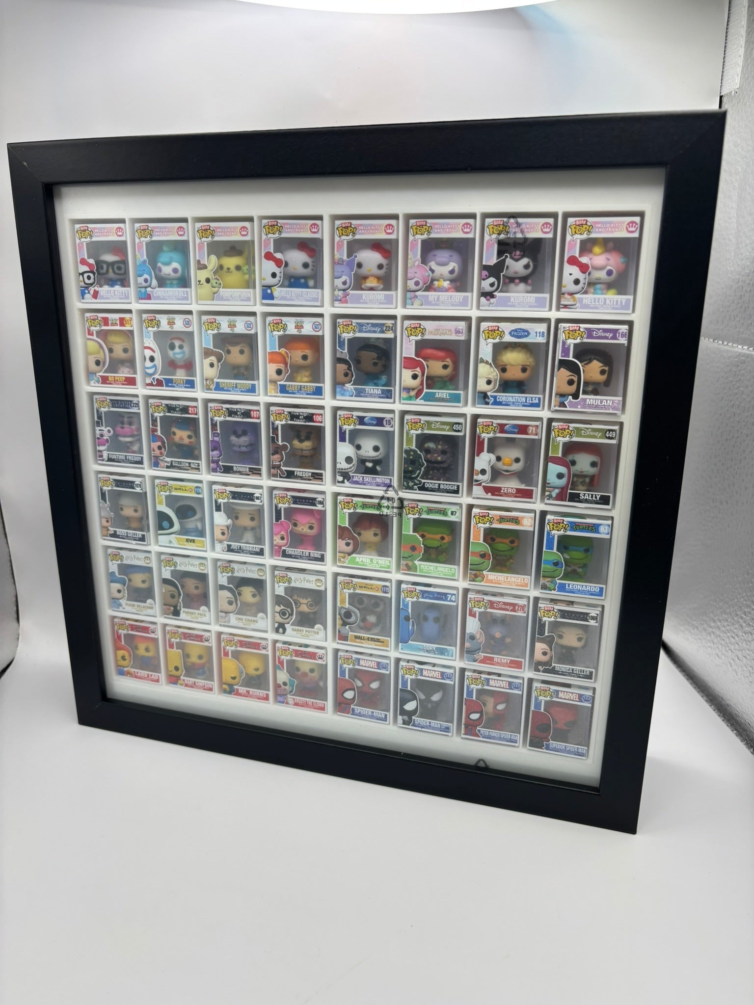 Expositor Bitty Pop con marco interno para cuadro Ikea Sannahed 25x25 (blanco) - Zascalo.com