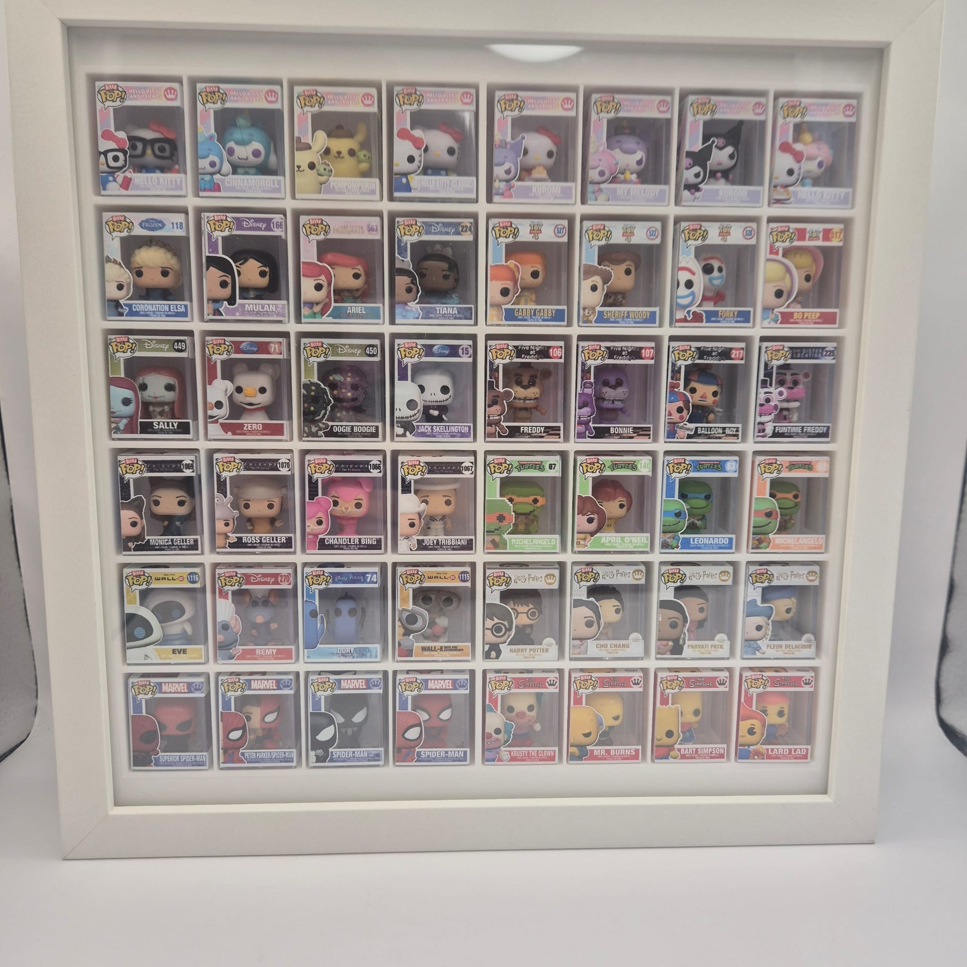 Expositor Bitty Pop con marco interno para cuadro Ikea Sannahed 25x25 (blanco) - Zascalo.com