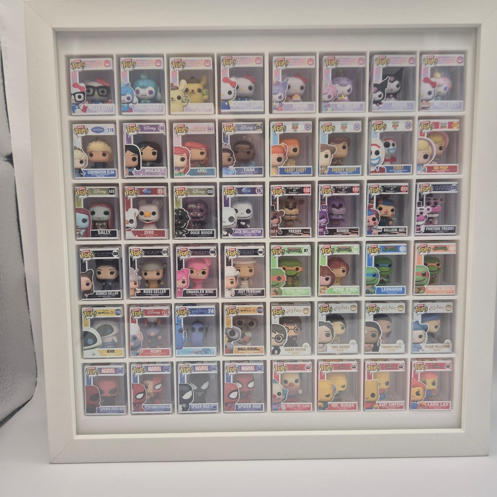 Expositor Bitty Pop con marco interno para cuadro Ikea Sannahed 25x25 (blanco) - Zascalo.com