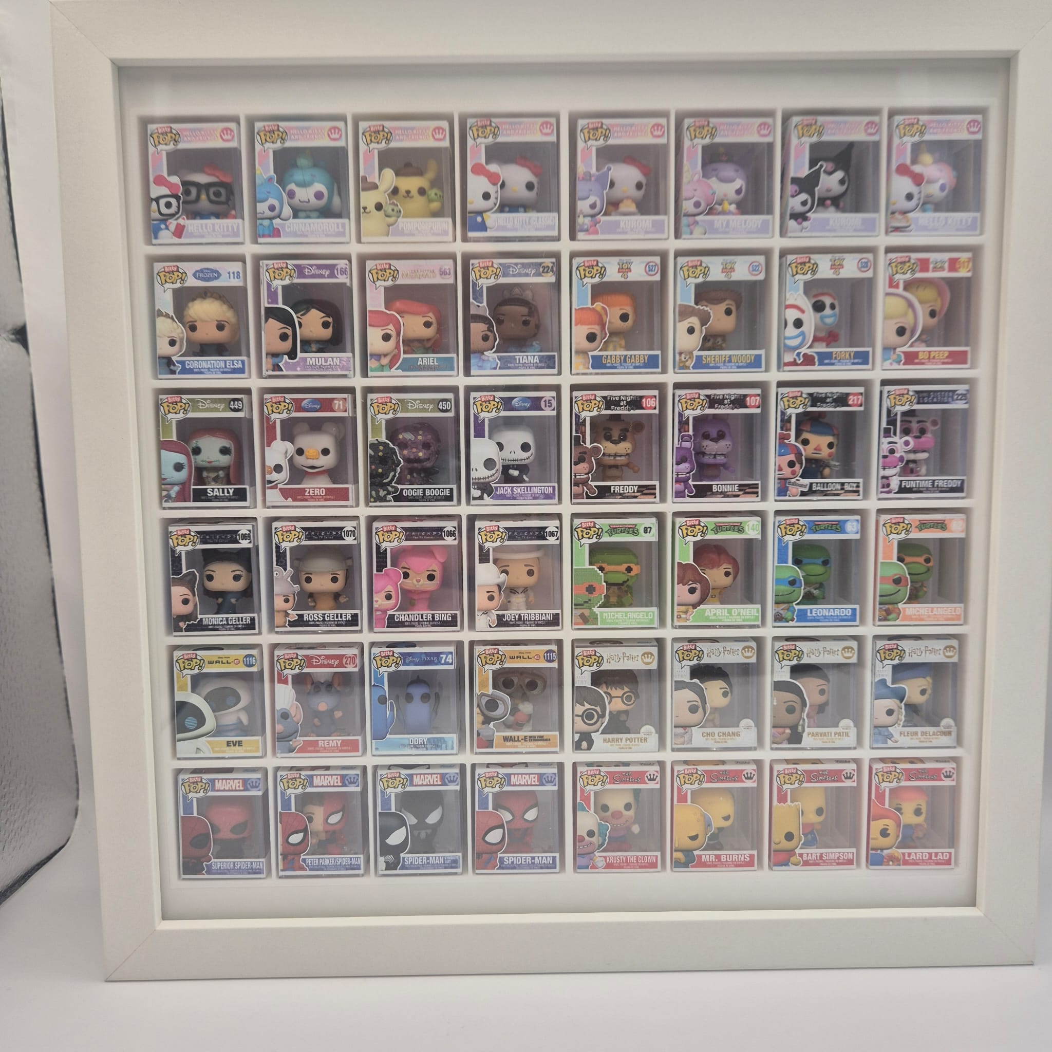 Expositor Bitty Pop con marco interno para cuadro Ikea Sannahed 25x25 (blanco) - Zascalo.com