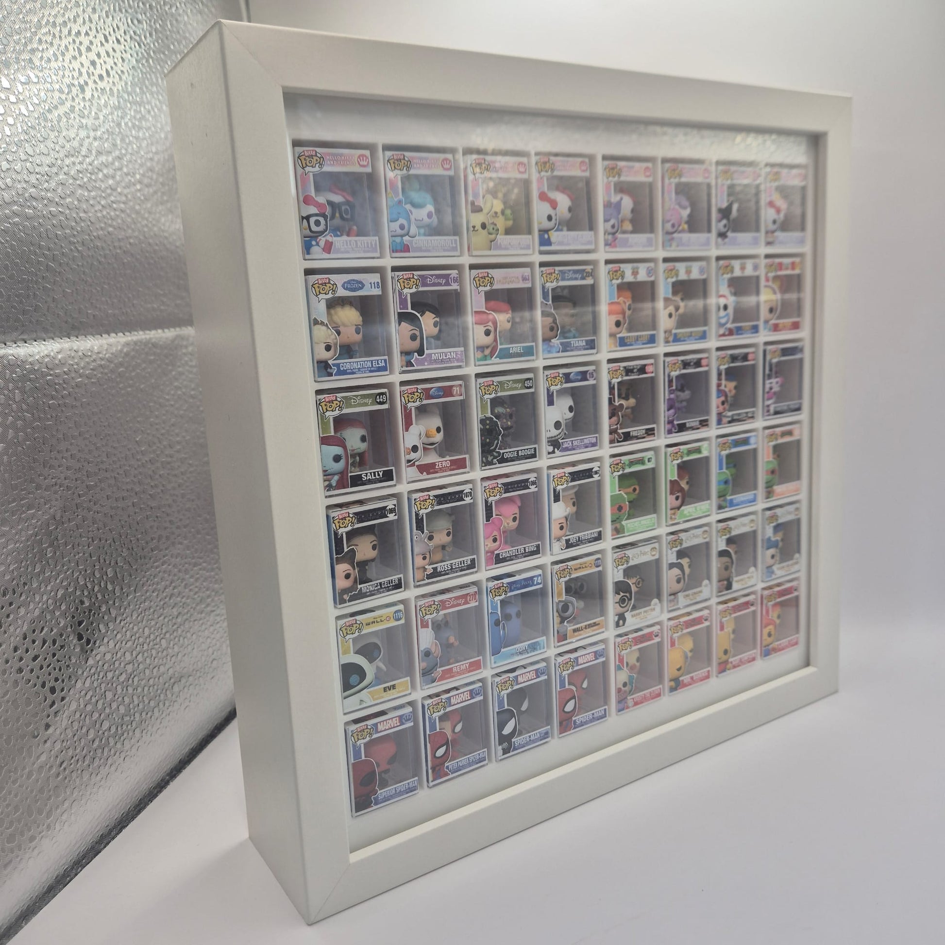 Expositor Bitty Pop con marco interno para cuadro Ikea Sannahed 25x25 (blanco) - Zascalo.com