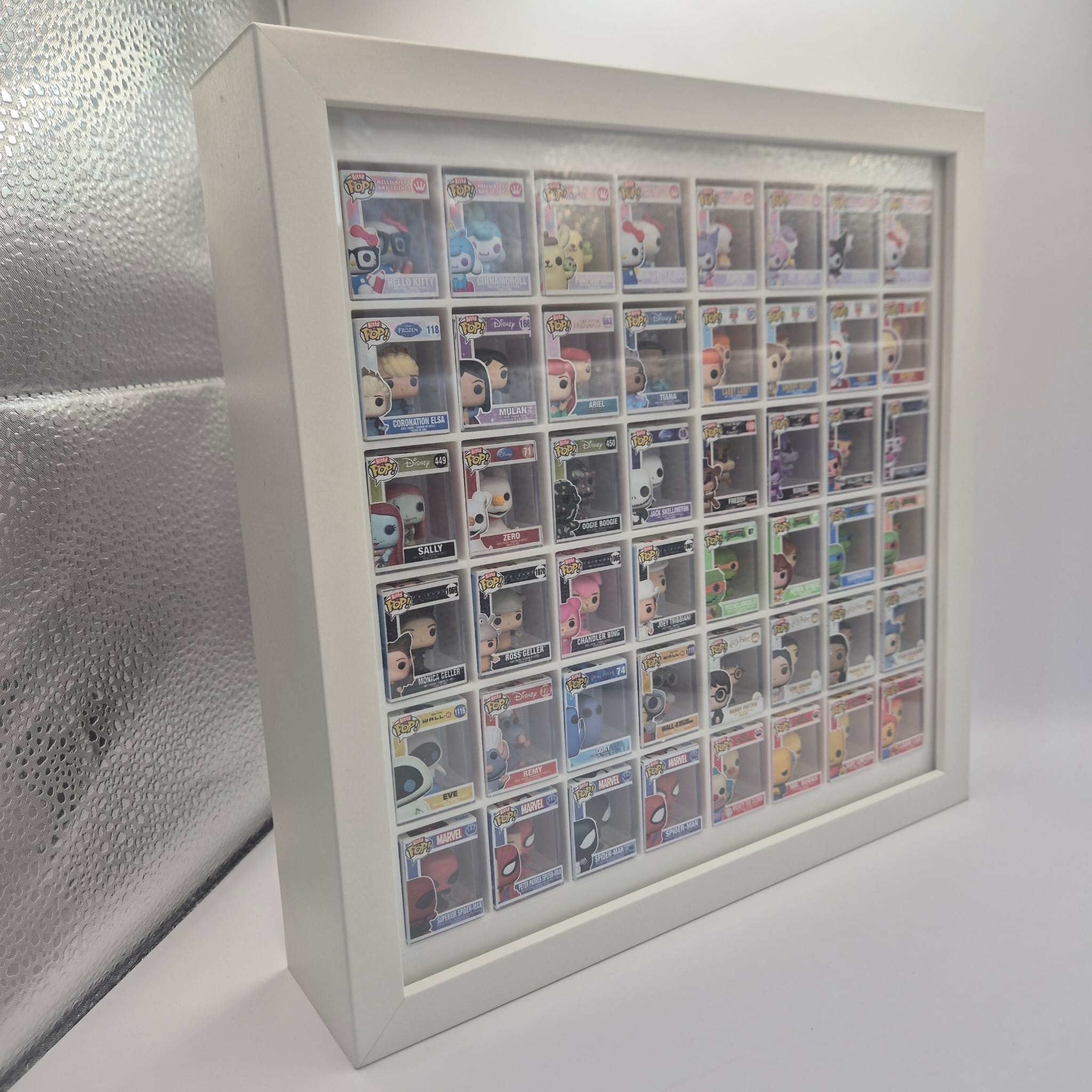 Expositor Bitty Pop con marco interno para cuadro Ikea Sannahed 25x25 (blanco) - Zascalo.com