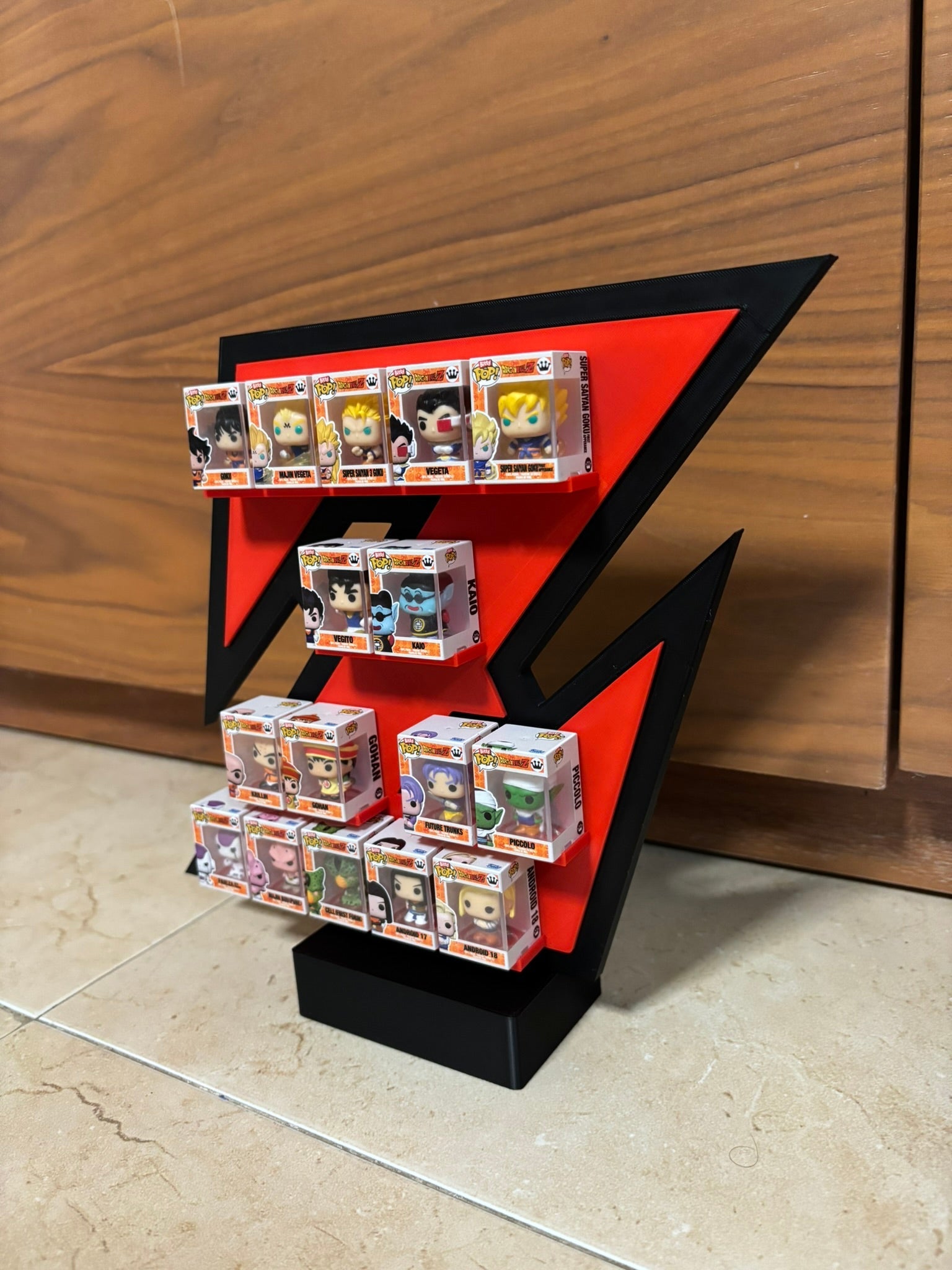 Expositor Bitty Pop Dragon Ball Z Peana (forma Z, 16 figuras) - Zascalo.com