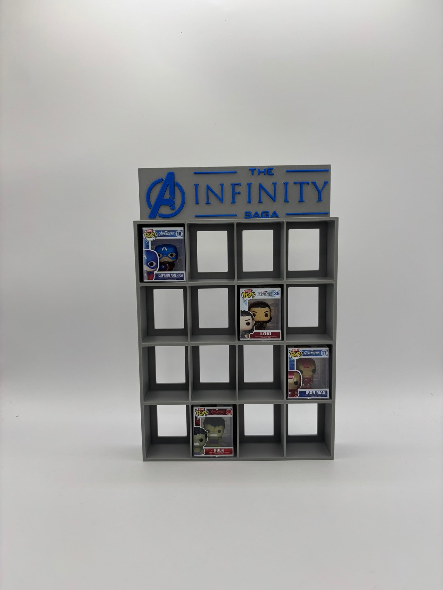 Expositor Bitty Pop Marvel Infinity Saga - Zascalo.com