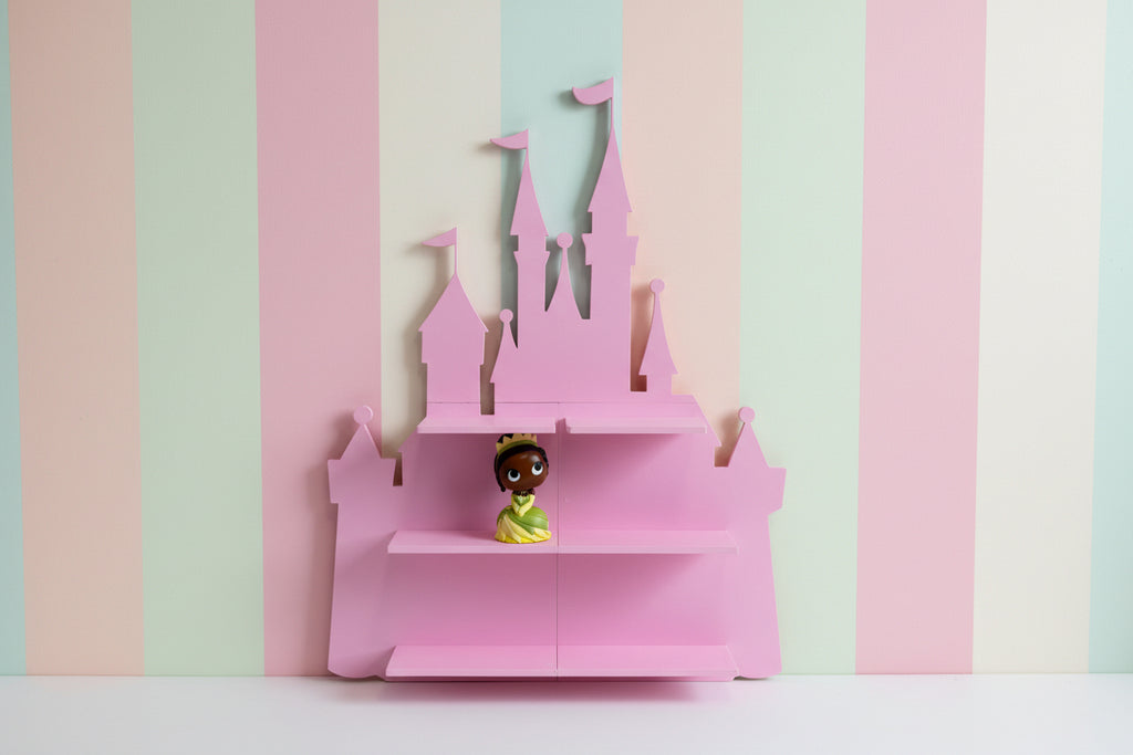 Expositor Castillo Decorativo para Mini Figuras – Estantería de Pared - Zascalo.com