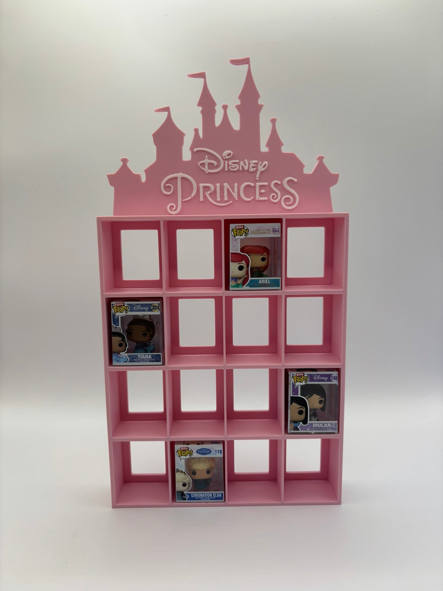 Expositor Display Disney Princesas Castillo Bitty Pop 16 Figuras | Colección Funko - Zascalo.com