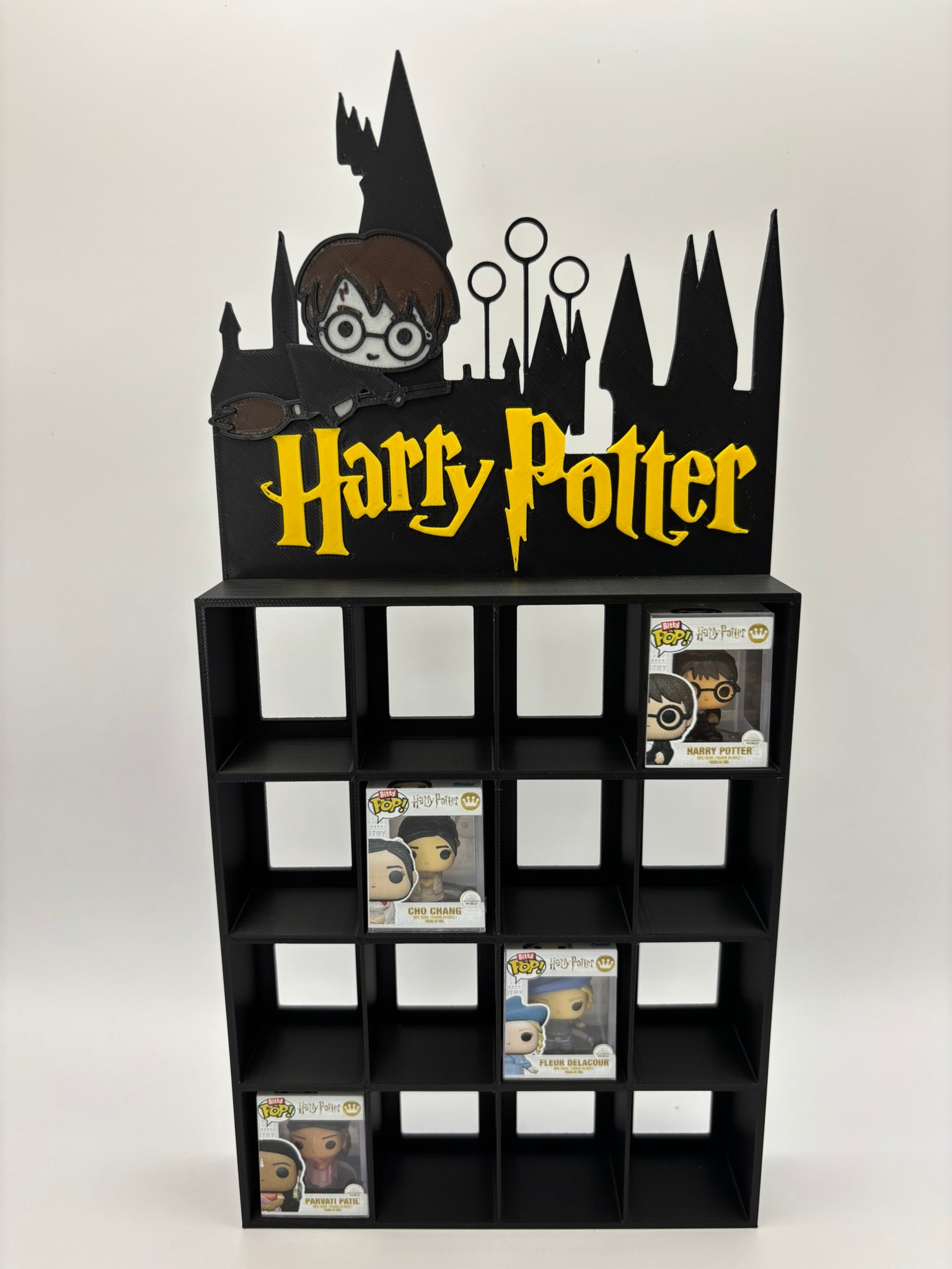 Expositor Display Harry Potter con escoba Expositor Bitty Pop 16 Figuras | Colección Funko - Zascalo.com