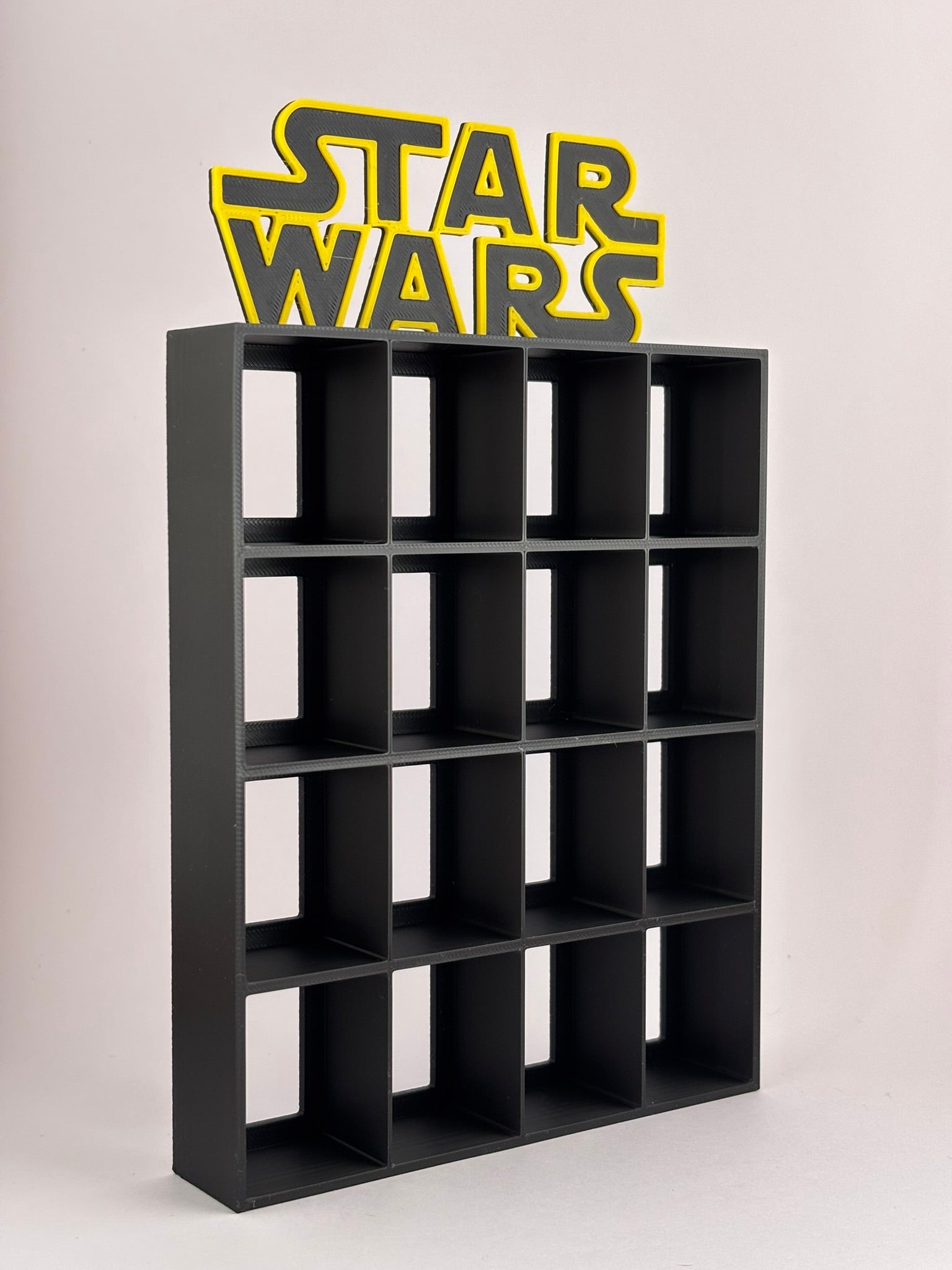 Expositor Estantería Display Star Wars | Para 16 Funko Bitty Pop | Decoración Galáctica para Fans - Zascalo.com