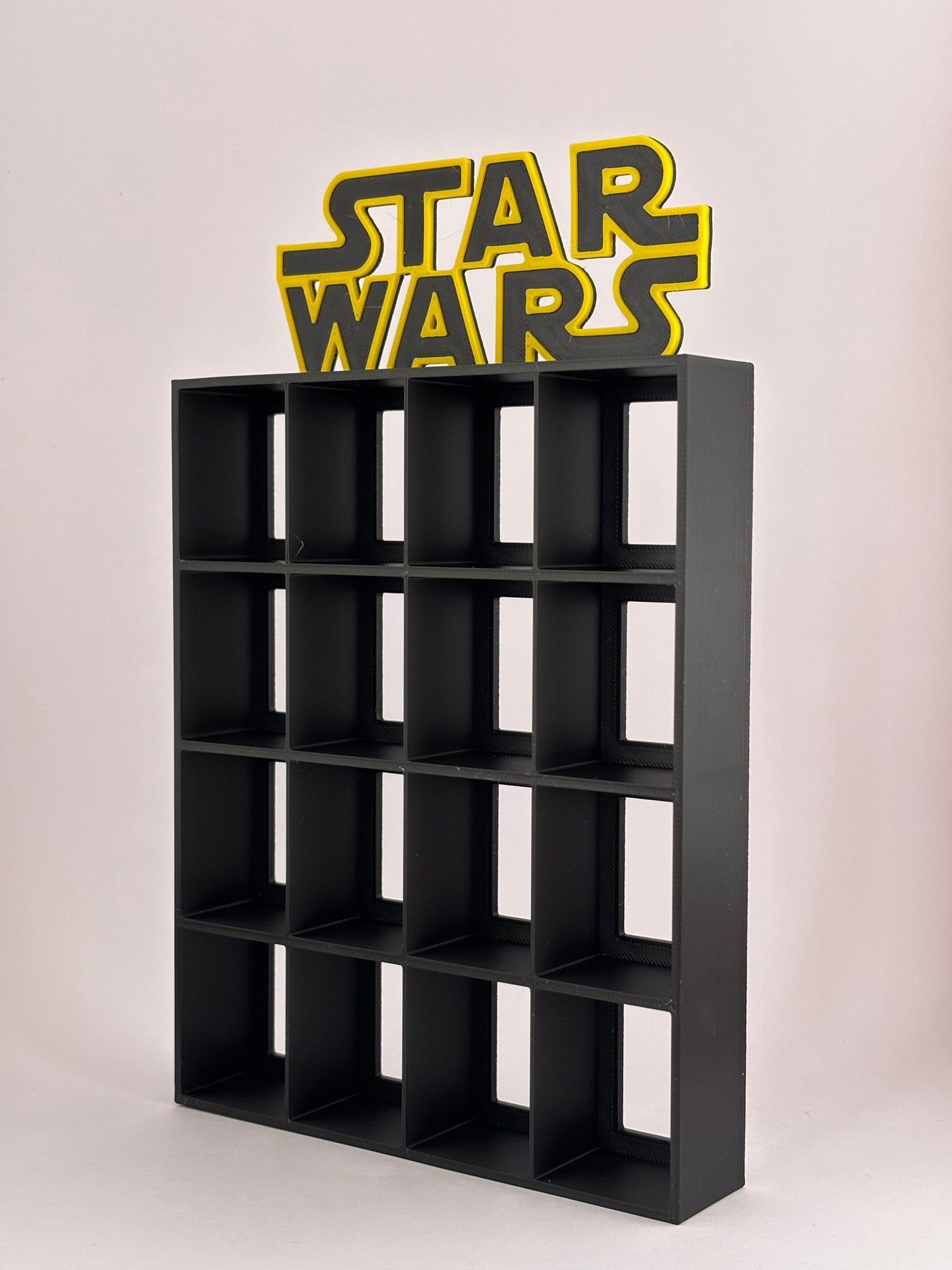 Expositor Estantería Display Star Wars | Para 16 Funko Bitty Pop | Decoración Galáctica para Fans - Zascalo.com