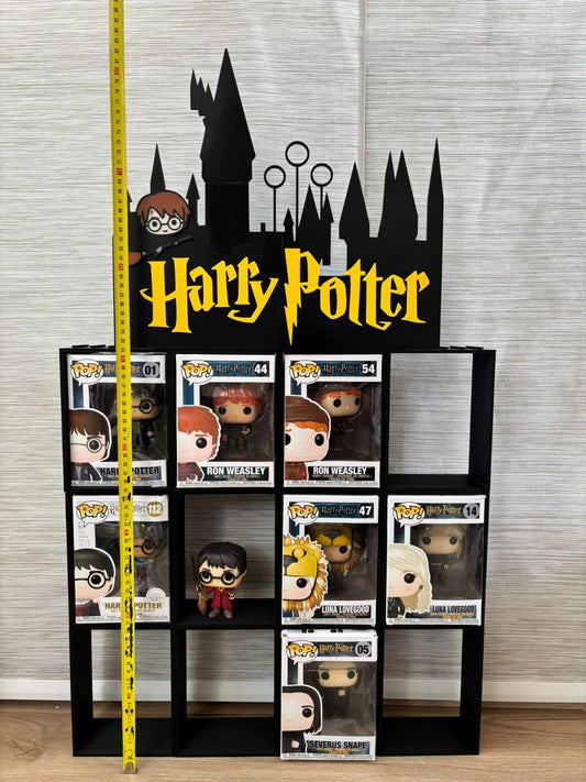 Expositor Funko Pop Harry Potter (12 Figuras) Modular – Estantería 82 cm Coleccionista - Zascalo.com