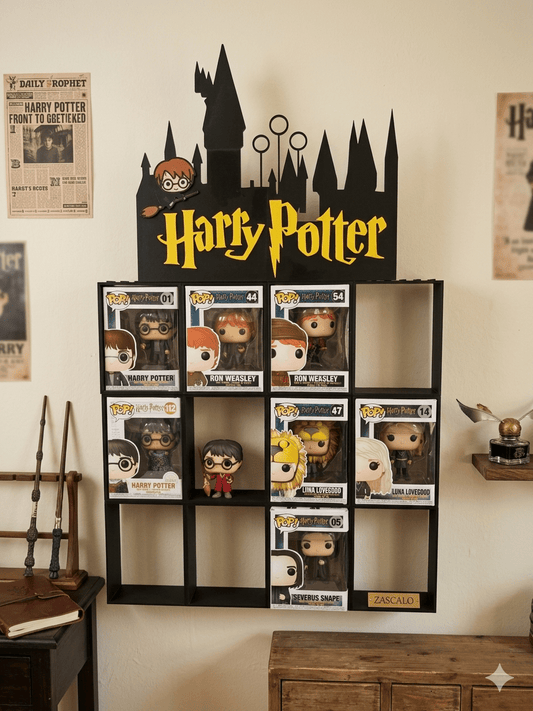 Expositor Funko Pop Harry Potter (12 Figuras) Modular – Estantería 82 cm Coleccionista - Zascalo.com