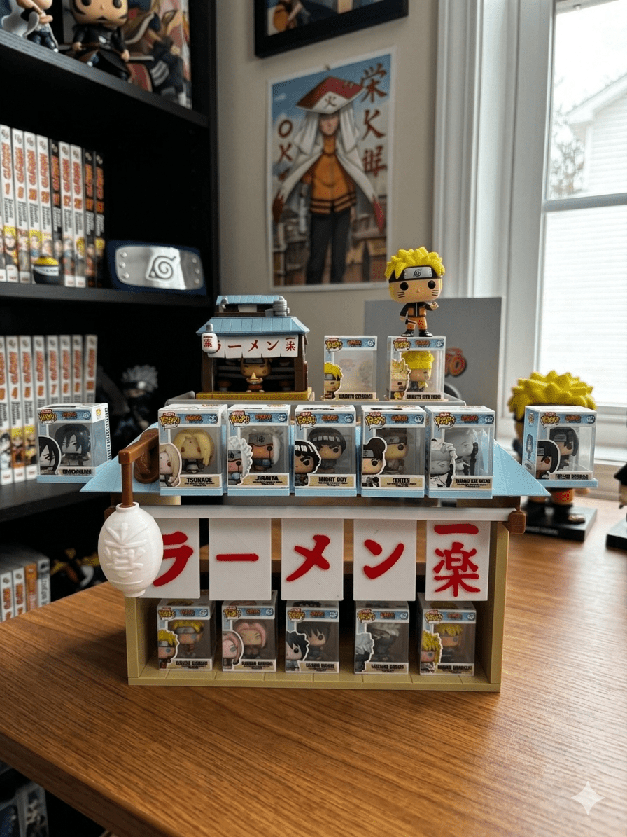 Expositor para Bitty Pop de Ramen Naruto - Zascalo.com