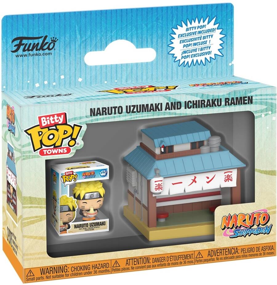 Figura Bitty POP Town Naruto Shippuden Naruto Uzumaki and Ichiraku Ramen - Zascalo.com