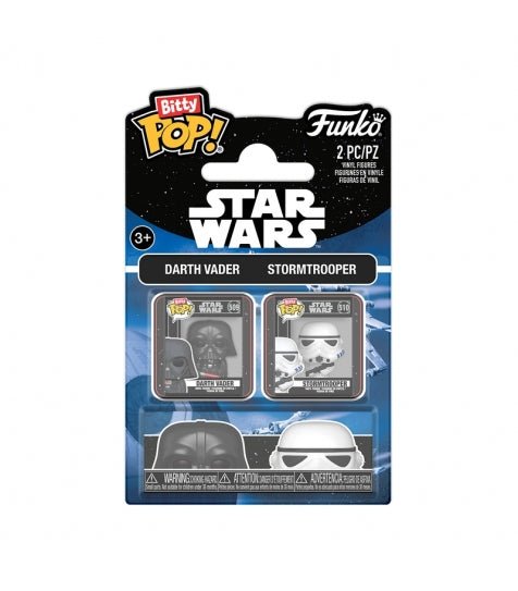 Funko Bitty POP! 2 - Pack Darth Vader and Stormtrooper - Star Wars Funko Bitty POP! 2 - Pack Darth Vader and Stormtrooper - Star Wars - Zascalo.com