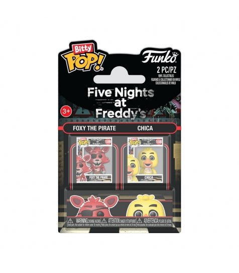 Funko Bitty POP! 2 - Pack Foxy and Chica - Five Night at Freddy's Funko Bitty POP! 2 - Pack Foxy and Chica - Five Night at Freddy's - Zascalo.com