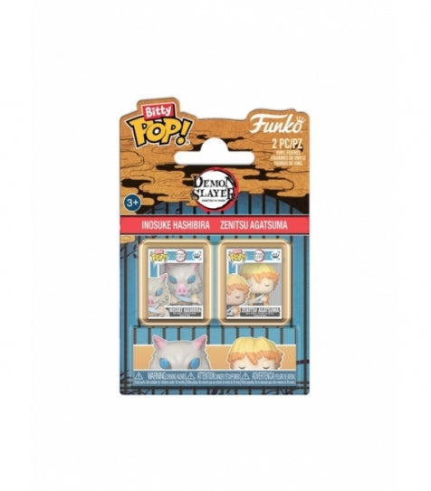 Funko Bitty POP! 2-Pack Inosuke Hashibira & Zenitsu Agatsuma - Kimetsu no Yaiba Funko Bitty POP! 2-Pack Inosuke Hashibira & Zenitsu Agatsuma - Kimetsu no Yaiba