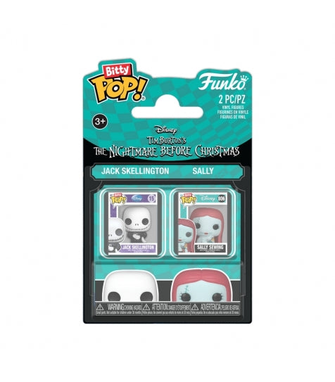 Funko Bitty POP! 2-Pack Jack and Sally - Pesadilla antes de Navidad - Disney Funko Bitty POP! 2-Pack Jack and Sally - Pesadilla antes de Navidad - Disney