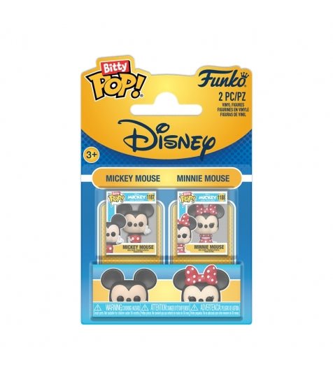 Funko Bitty POP! 2 - Pack Mickey and Minnie Mouse - Disney Funko Bitty POP! 2 - Pack Mickey and Minnie Mouse - Disney - Zascalo.com