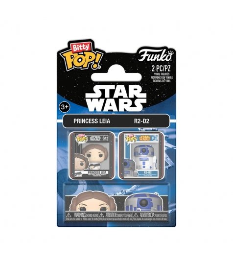 Funko Bitty POP! 2 - Pack Princess Leia and R2 - D2 - Star Wars Funko Bitty POP! 2 - Pack Princess Leia and R2 - D2 - Star Wars - Zascalo.com