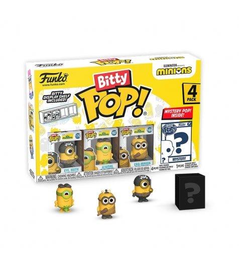 Funko Bitty POP! 4 - Pack Eye Matie - Minions Funko Bitty POP! 4 - Pack Eye Matie - Minions - Zascalo.com