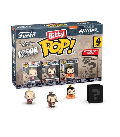 Funko Bitty Pop! 4 - Pack Iroh - Avatar: The Last Airbender Funko Bitty Pop! 4 - Pack Iroh - Avatar: The Last Airbender - Zascalo.com