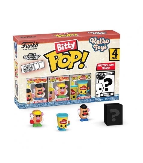 Funko Bitty POP 4 - Pack Pack Series 1 - Retro Toys Funko Bitty POP 4 - Pack Pack Series 1 - Retro Toys - Zascalo.com