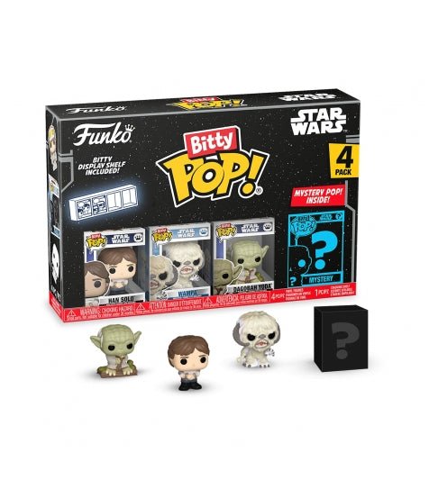 Funko Bitty POP 4 - Pack Pack Series 1 - Star Wars Funko Bitty POP 4 - Pack Pack Series 1 - Star Wars - Zascalo.com