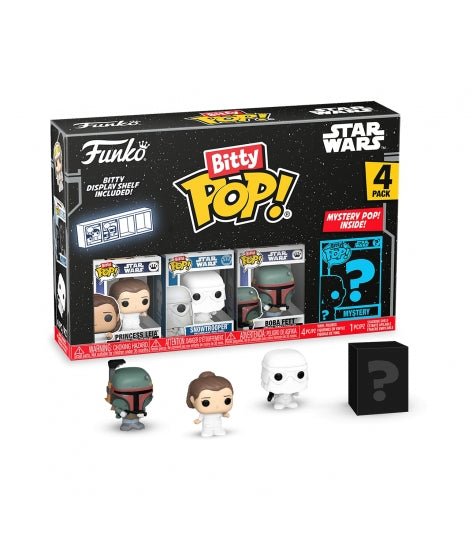 Funko Bitty POP 4 - Pack Pack Series 2 - Star Wars Funko Bitty POP 4 - Pack Pack Series 2 - Star Wars - Zascalo.com