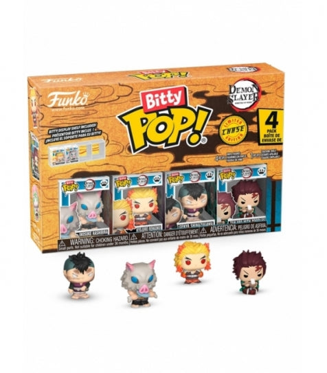Funko Bitty POP! 4-Pack Pack Series 3 Demon Slayer - Kimetsu no Yaiba Funko Bitty POP! 4-Pack Pack Series 3 Demon Slayer - Kimetsu no Yaiba - Zascalo.com