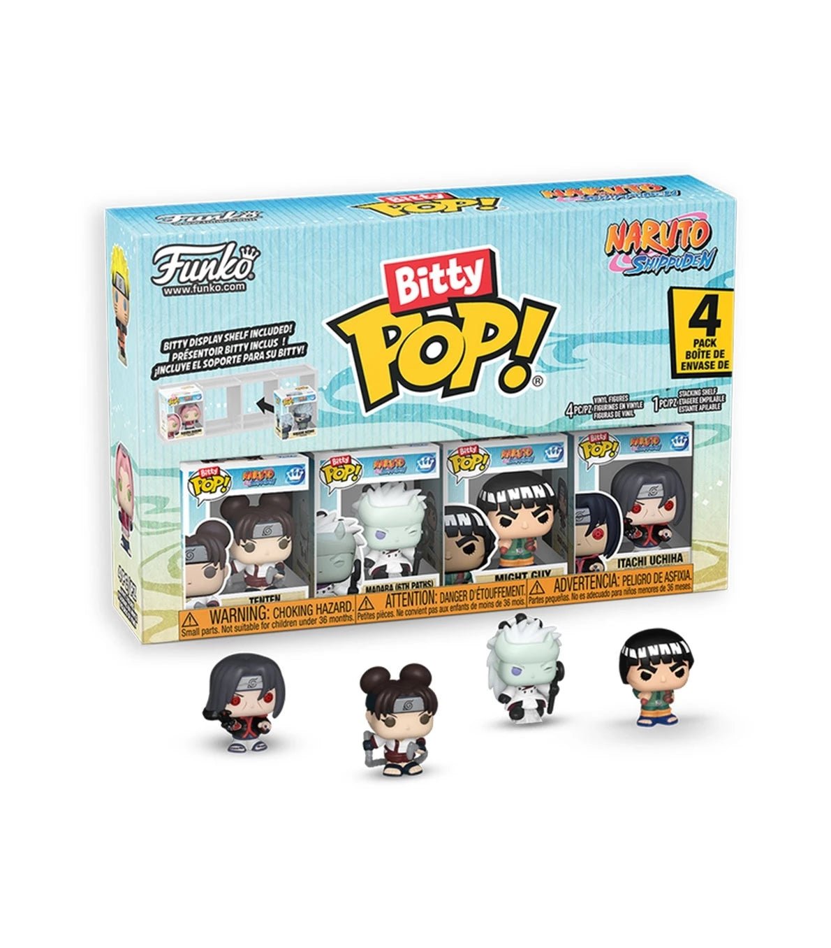 Funko Bitty POP! 4 - Pack Pack Series 3 - Naruto - Zascalo.com