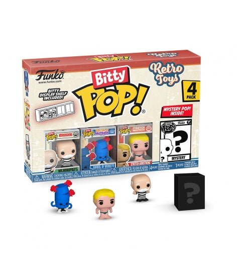Funko Bitty POP 4 - Pack Pack Series 4 - Retro Toys Funko Bitty POP 4 - Pack Pack Series 4 - Retro Toys - Zascalo.com