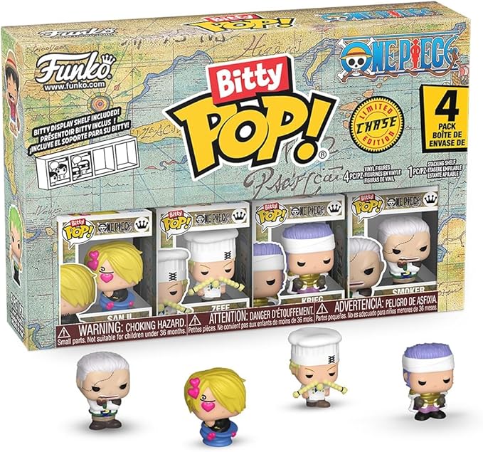 Funko Bitty POP! 4 - Pack Seires 3 - One Piece - Zascalo.com