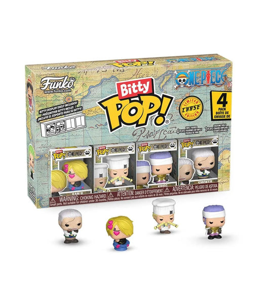 Funko Bitty POP! 4 - Pack Seires 3 - One Piece - Zascalo.com