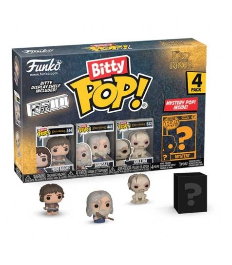 Funko Bitty POP! 4 - Pack Series 1 - El Señor de los Anillos Funko Bitty POP! 4 - Pack Series 1 - El Señor de los Anillos - Zascalo.com