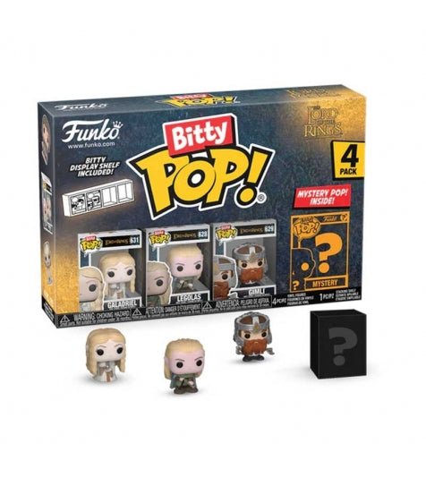 Funko Bitty POP! 4 - Pack Series 2 - El Señor de los Anillos Funko Bitty POP! 4 - Pack Series 2 - El Señor de los Anillos - Zascalo.com