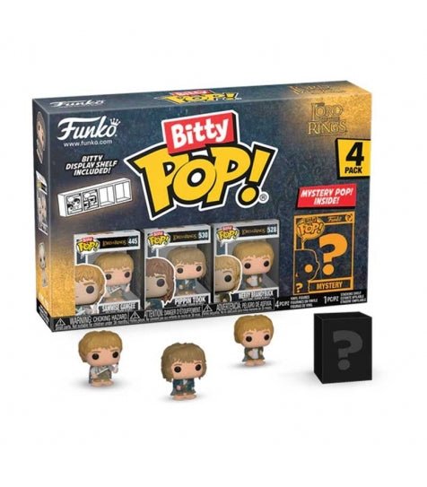 Funko Bitty POP! 4 - Pack Series 3 - El Señor de los Anillos Funko Bitty POP! 4 - Pack Series 3 - El Señor de los Anillos - Zascalo.com