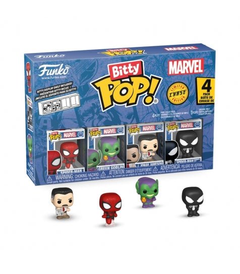 Funko Bitty POP! 4 - Pack Spider - Man Series 1 - Marvel Funko Bitty POP! 4 - Pack Spider - Man Series 1 - Marvel - Zascalo.com